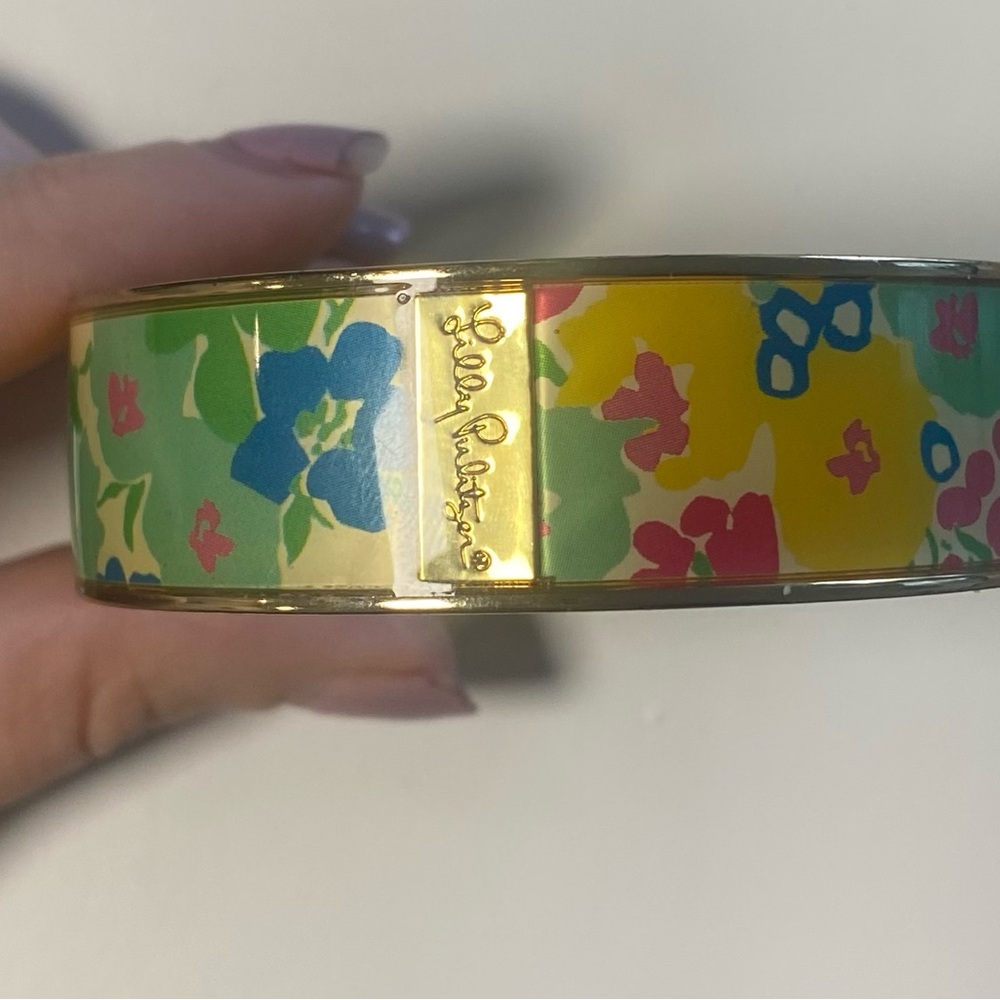 Lilly Pulitzer Floral Bangle Bracelet
